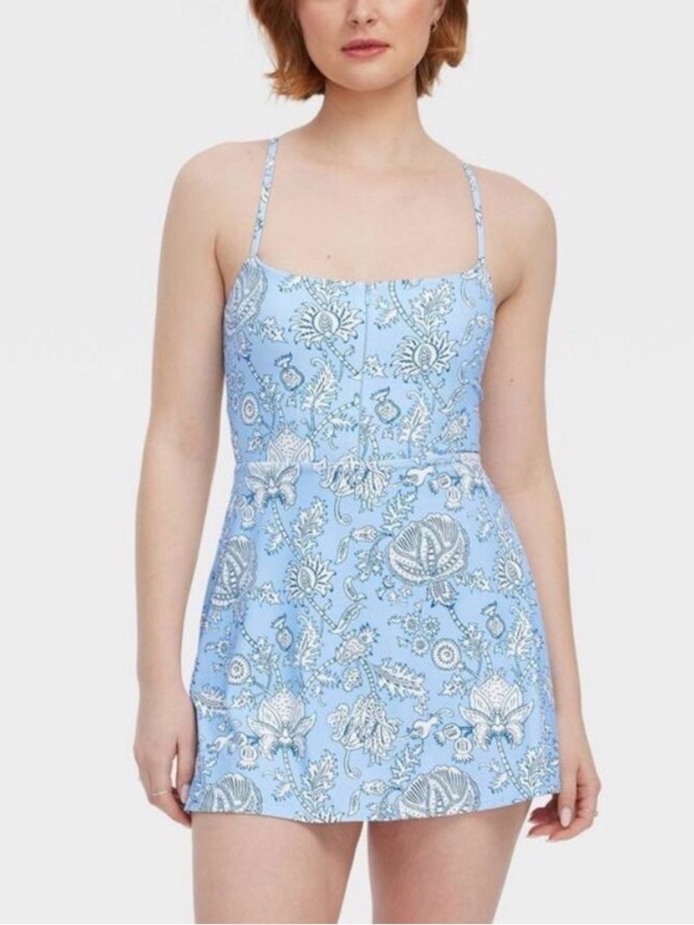 Limited Edition Roller Rabbit x Target Light Blue Floral Tennis Dress Medium